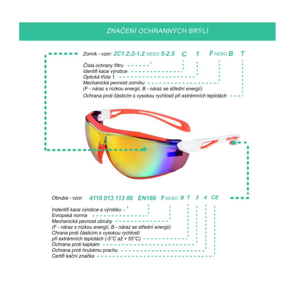 Brýle OPSIS TIEVA, černo-zelné, žlutý zorník