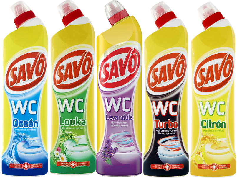 SAVO WC 750 ml, čistící prostředek 