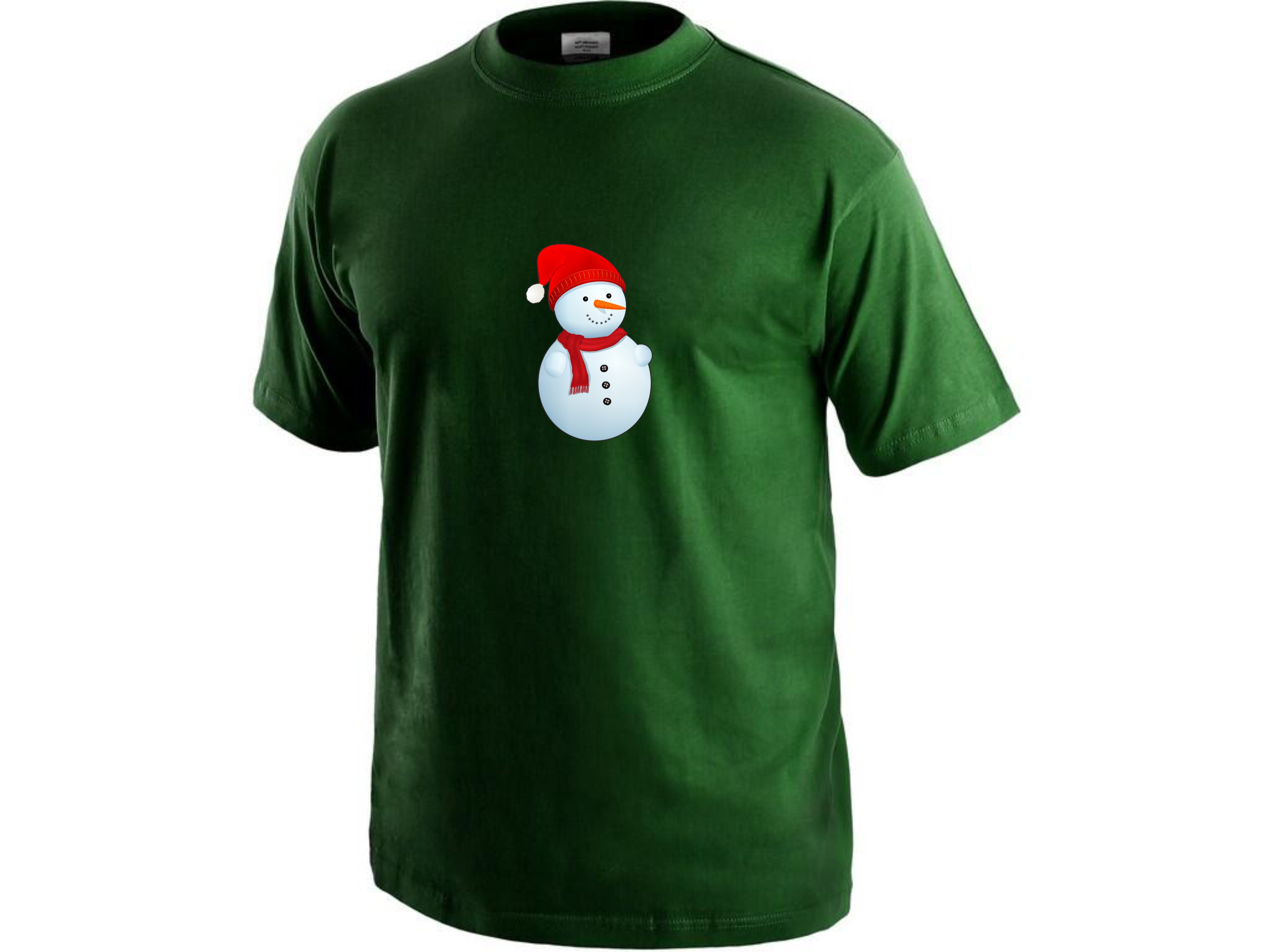 Potisk Sněhulák s čepicí