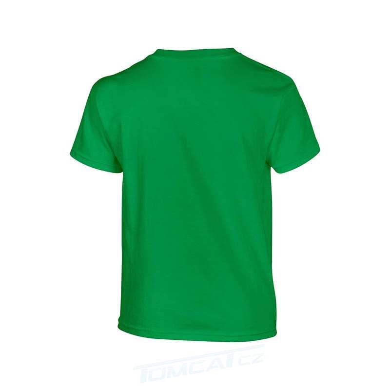 Tričko dětské  Gildan 185g, kr. rukáv, zelené