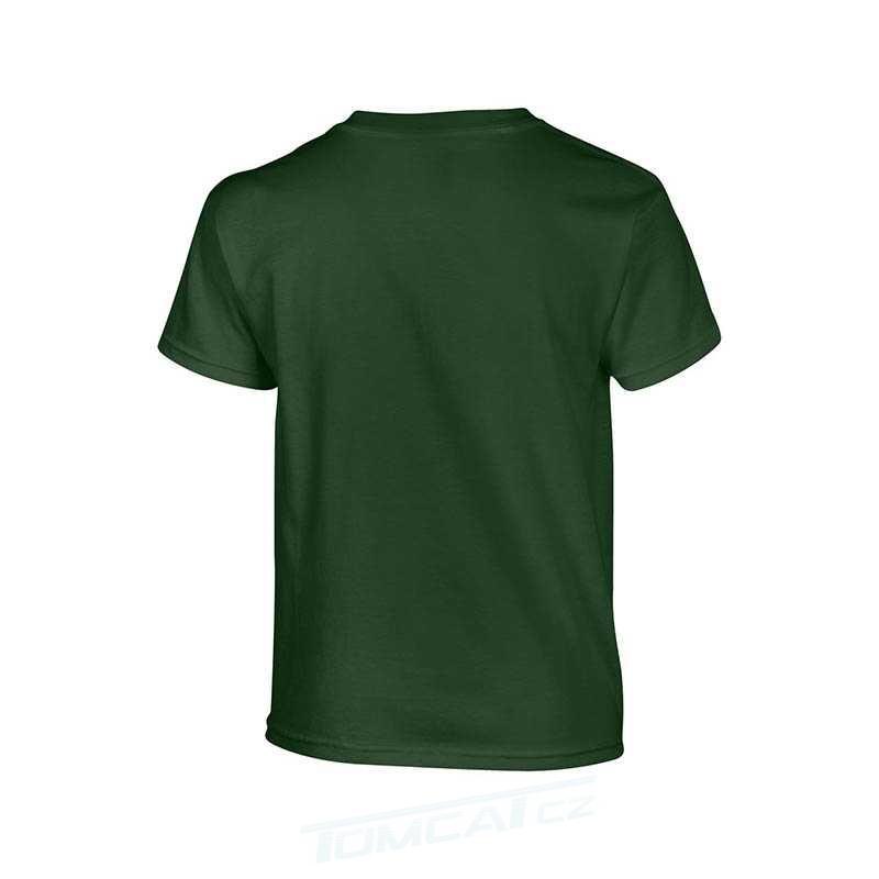 Tričko dětské  Gildan 185g, kr. rukáv, lah.zelené
