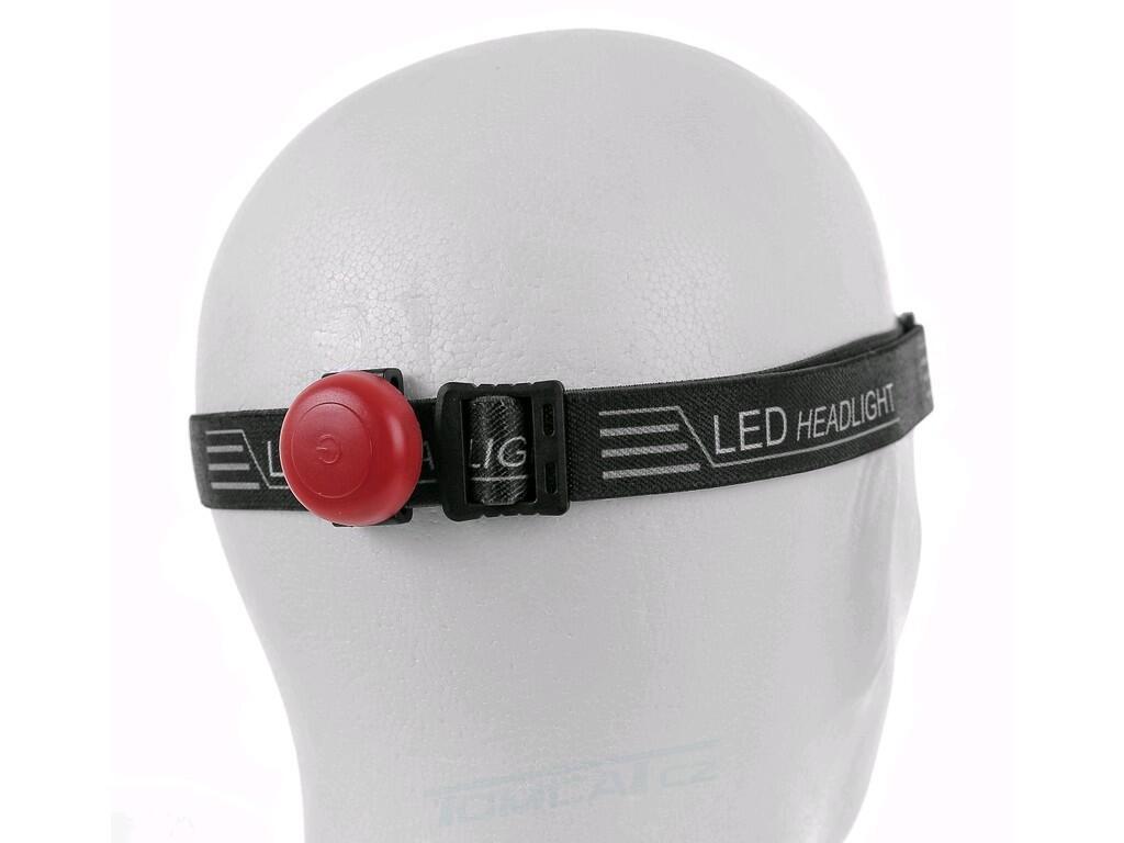 ČELOVKA CREE LED XPG, NABÍJECÍ, FLUORESCENČNÍ ŽLUTÁ