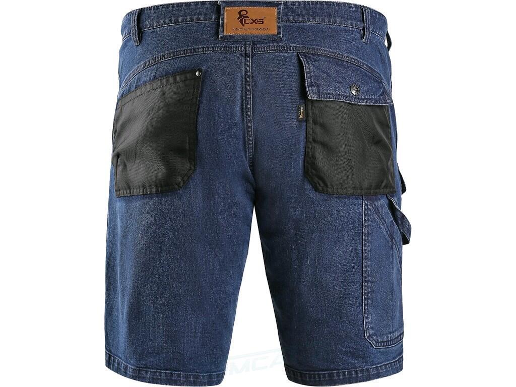 Kraťasy MURET jeans, pánské, modro-černé