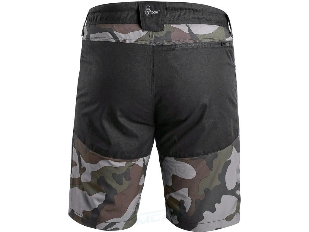 Kraťasy DIXON pánské, maskáčovo-černá 