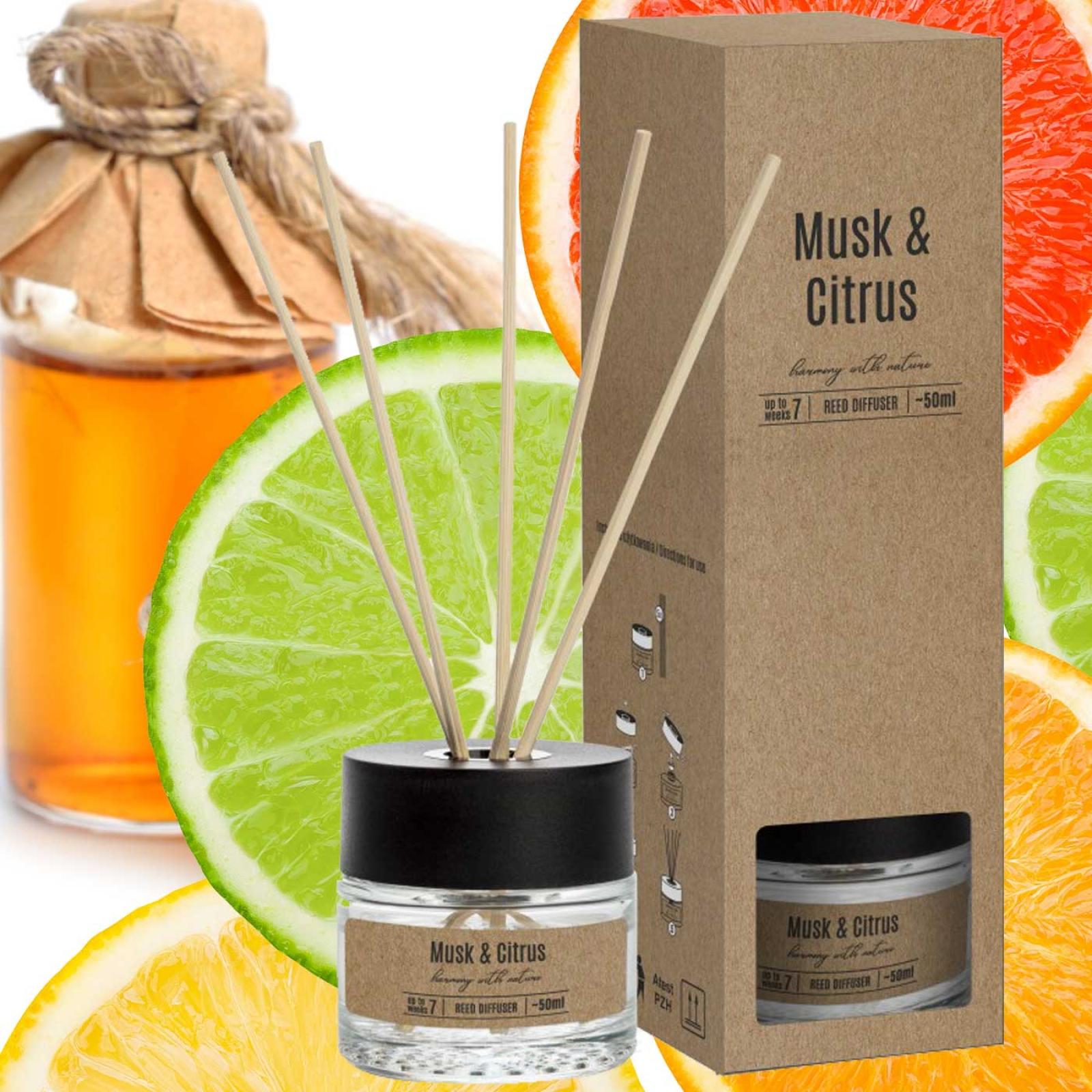 BISPOL vonný difuzér Musk & Citrus 50 ml