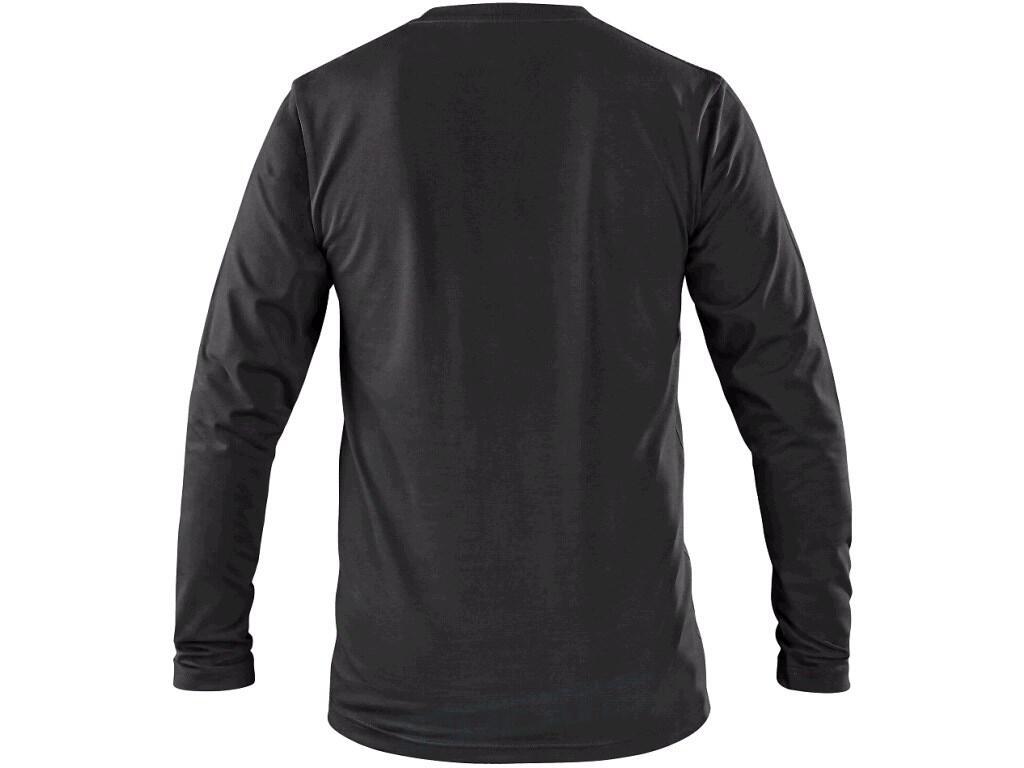 Tričko SIMON s dl. rukávem, černé