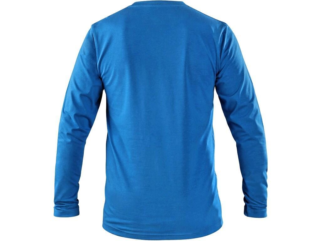 Tričko SIMON s dl. rukávem, azurově modré
