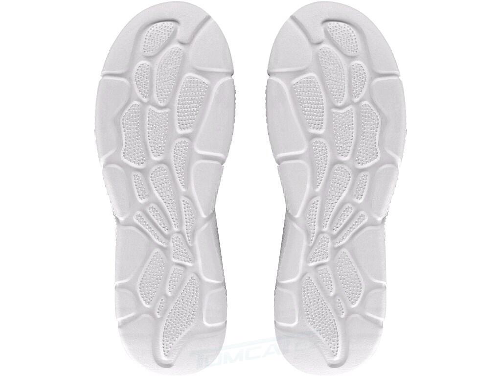 Obuv ISLAND BARBADOS polobotka, šedo-bílá 