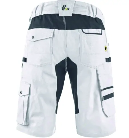 Kraťasy STRETCH, pánské, bílo šedé