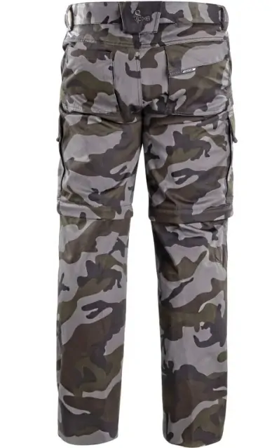 Kalhoty CAMO s odepínacími nohavicemi pánské, maskáčové