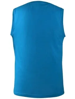Tričko (tílko) RICHARD, bez rukávů, pánské, azurově modré