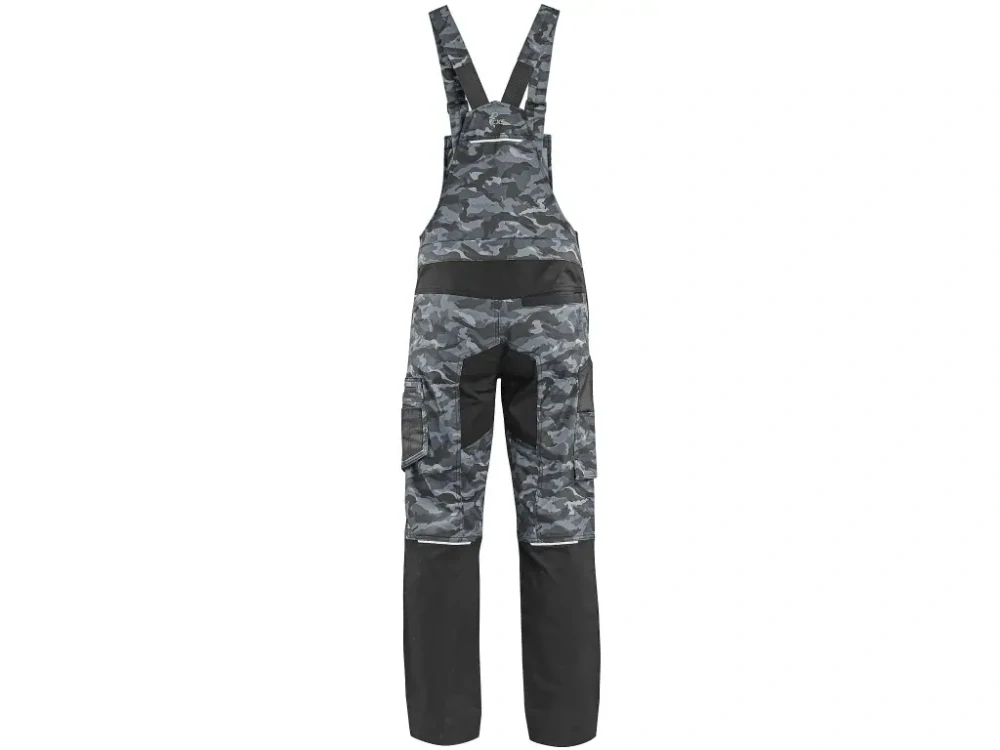 Kalhoty s laclem SOLIS FLEX pánské, maskáčovo-černé  