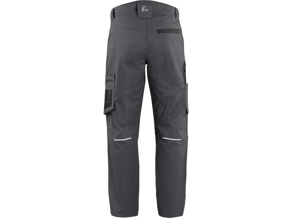 Kalhoty do pasu SOLIS FLEX pánské, šedo-černé  