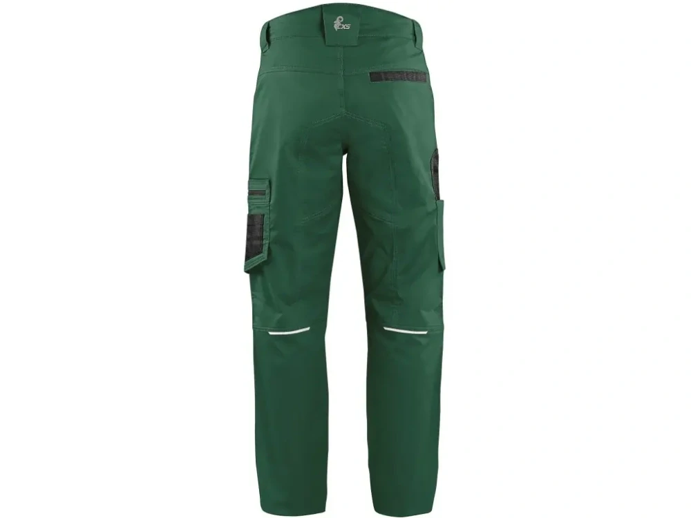 Kalhoty do pasu SOLIS FLEX pánské, zeleno-černé  