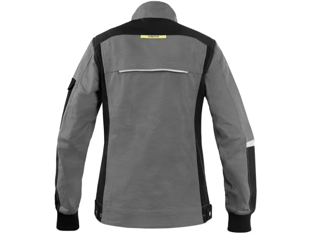 Blůza STRETCH, dámská, šedo-černá