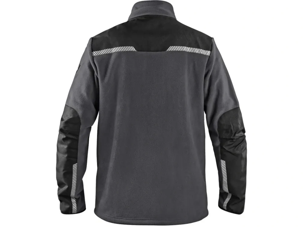 Bunda 4ENVI SOLIS, pánská, fleecová, šedo-černá