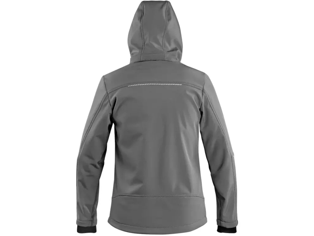 Bunda STRETCH softshellová, dámská, šedá