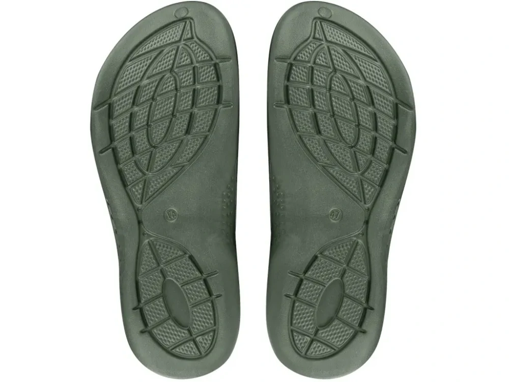 Obuv TREND nazouvák pánský, khaki-černý