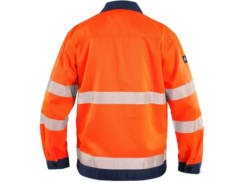 Blůza NORWICH výstražná, segm.pruhy, oranžovo-modrá