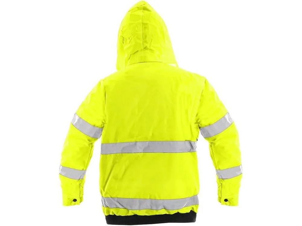 Bunda LEEDS 2v1 výstražná, zimní, žlutá