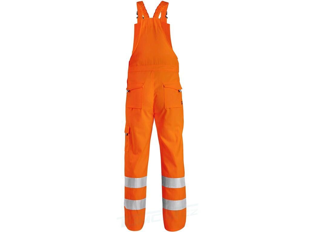 Kalhoty s laclem NORWICH výstražné, oranžovo-modré