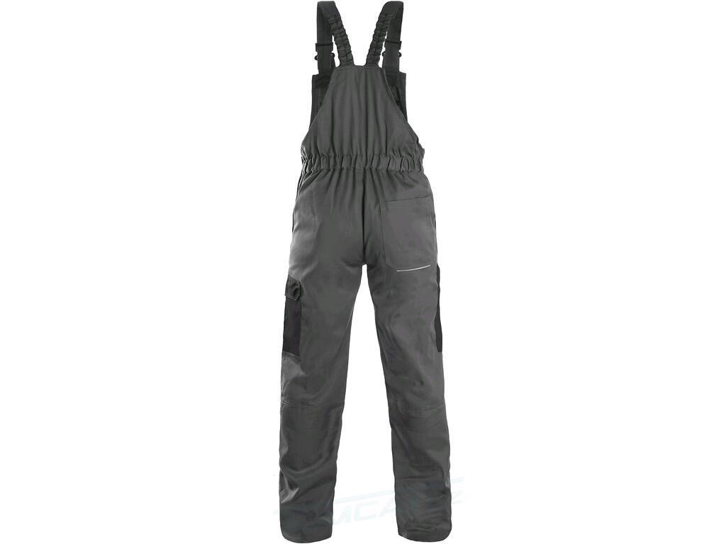 Kalhoty s laclem PHOENIX CRONOS šedo-černé