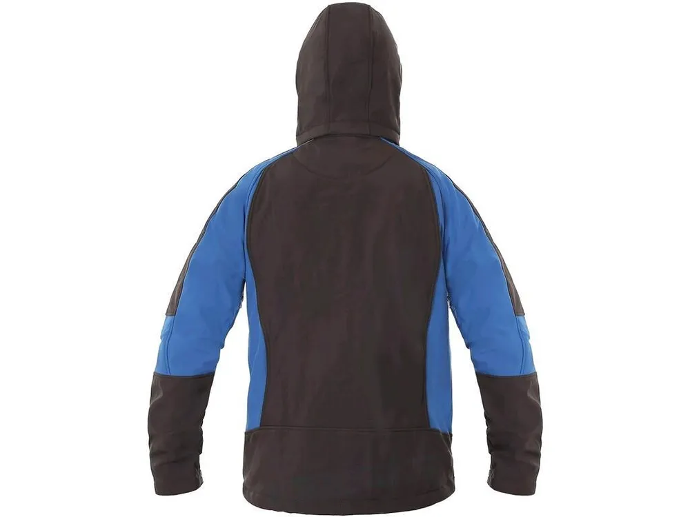 Bunda SACRAMENTO softshellová, pánská, šedo-modrá