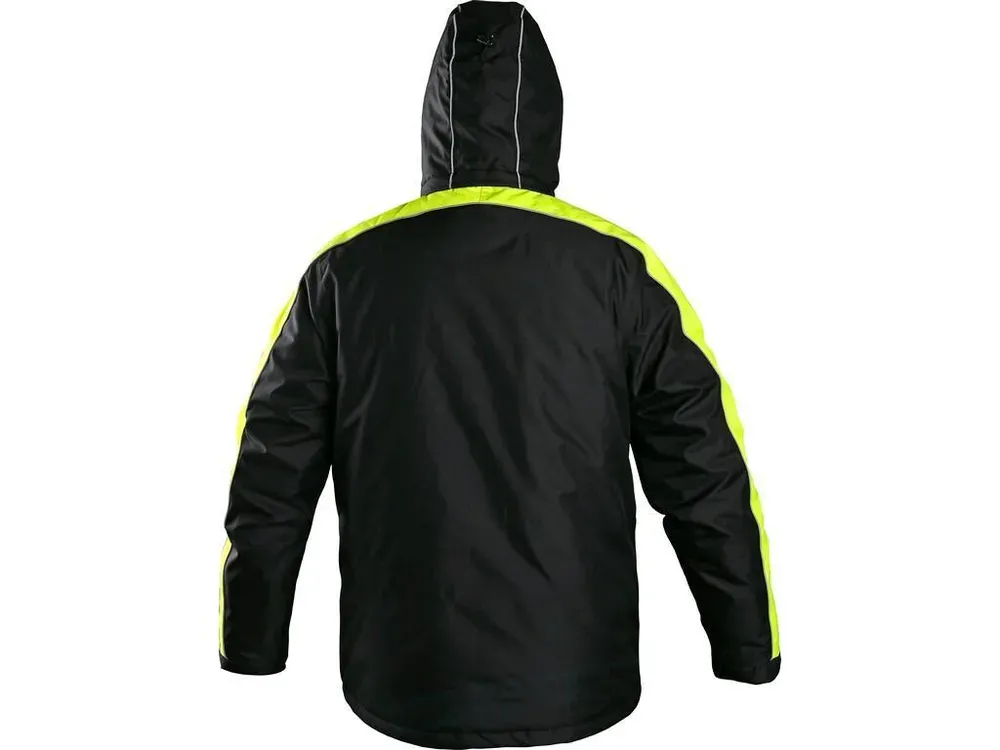 Bunda BRIGHTON zimní, pánská, černo-žlutá