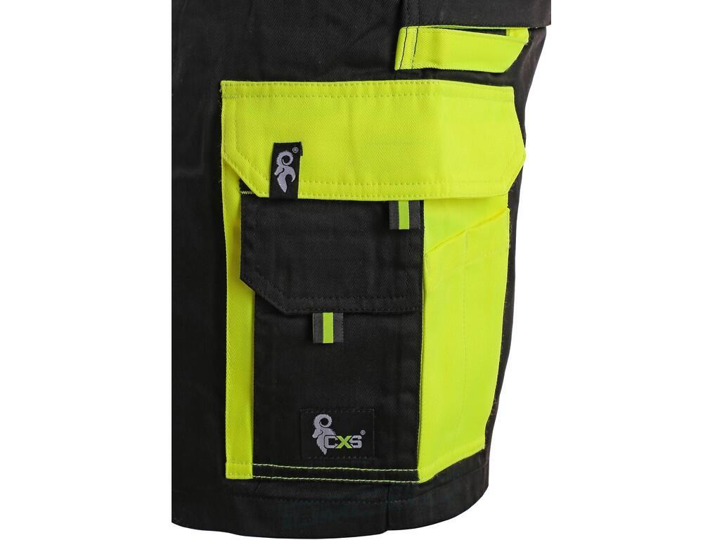 Kraťasy SIRIUS BRIGHTON černo-žluté