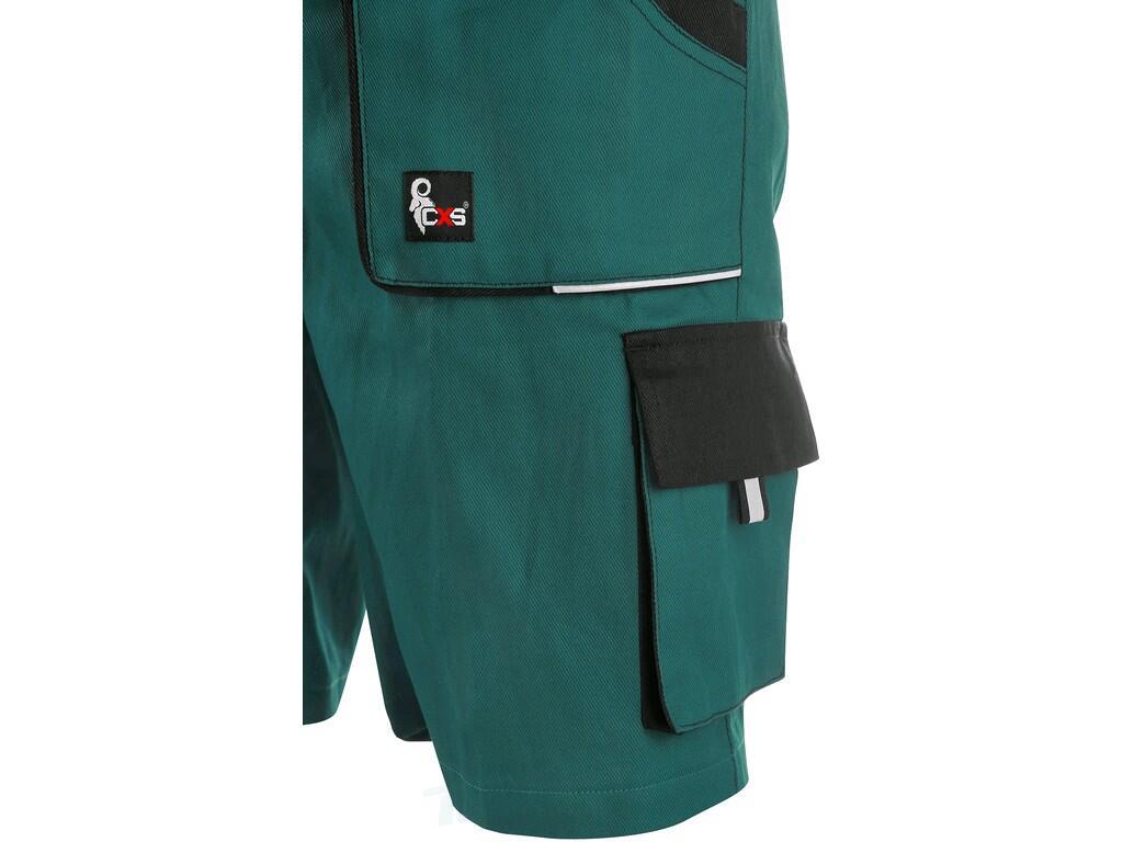 Kalhoty LUXY TOMÁŠ kraťasy zeleno-černé