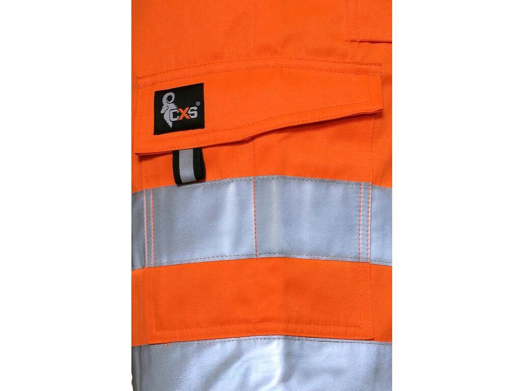 Kraťasy NORWICH, výstražné, oranžové