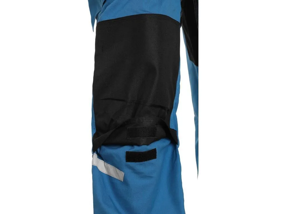 Kalhoty do pasu STRETCH, pánské, zkrácené, stř. modré-černé