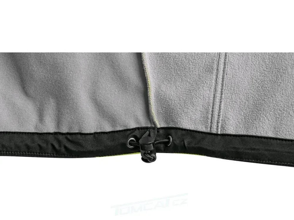 Bunda BENSON výstražná softshell pánská, žluto-černá