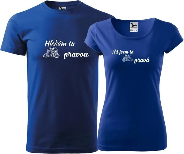 Potisk Hledám tu pravou 