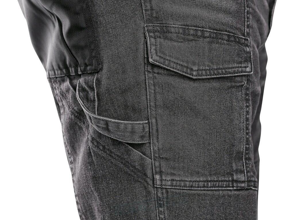 Kraťasy MURET jeans, pánské, šedo-černé