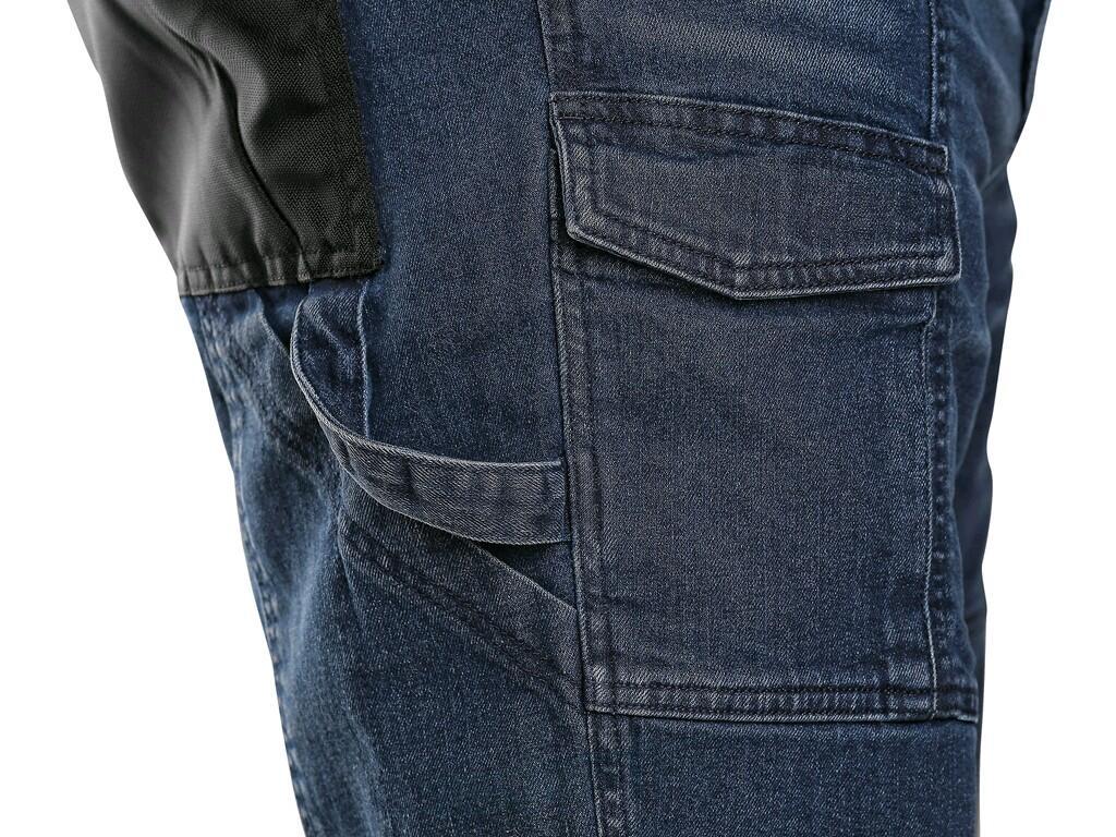 Kraťasy MURET jeans, pánské, modro-černé