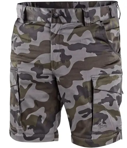 Kalhoty CAMO s odepínacími nohavicemi pánské, maskáčové