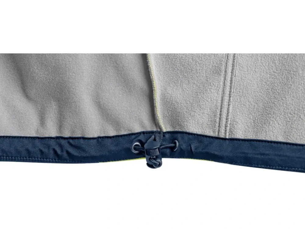 Bunda BENSON výstražná softshell pánská, oranžovo-modrá