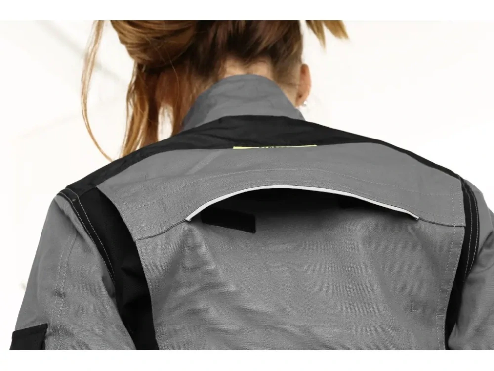 Blůza STRETCH, dámská, šedo-černá