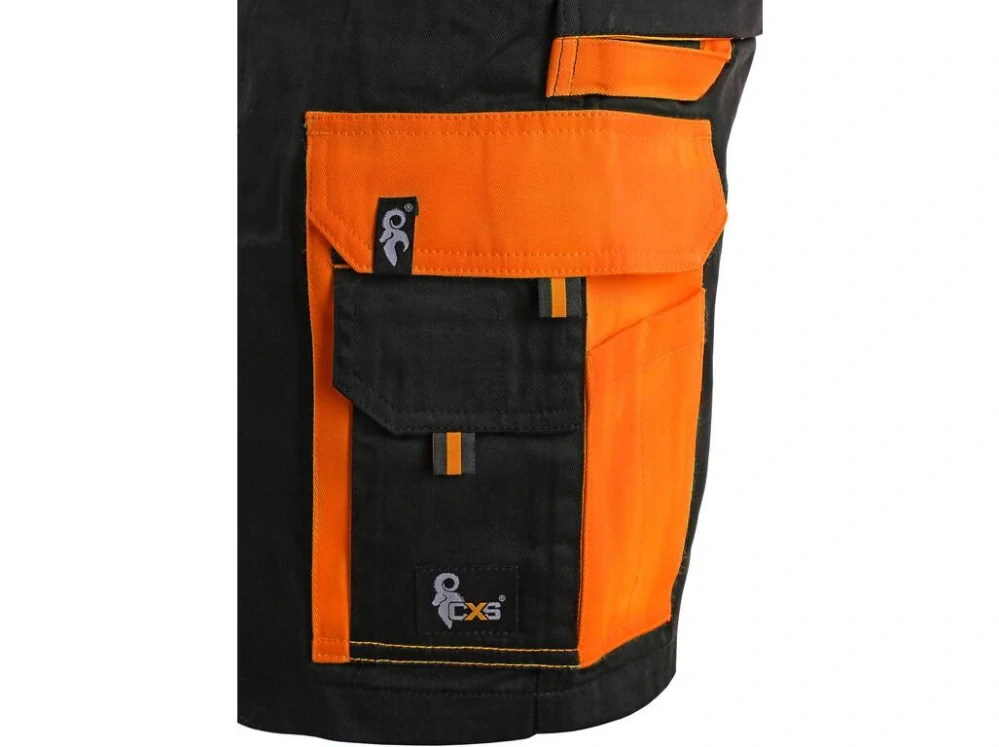 Kraťasy SIRIUS BRIGHTON černo-oranžové