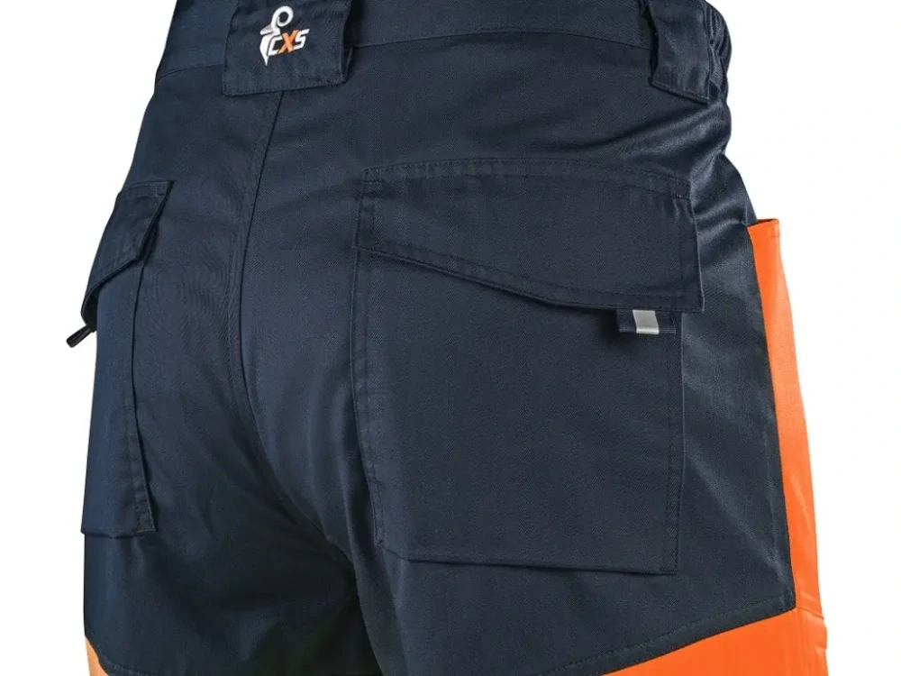 Kalhoty do pasu HALIFAX výstražné se síťovinou, pánské, oranžovo-modré