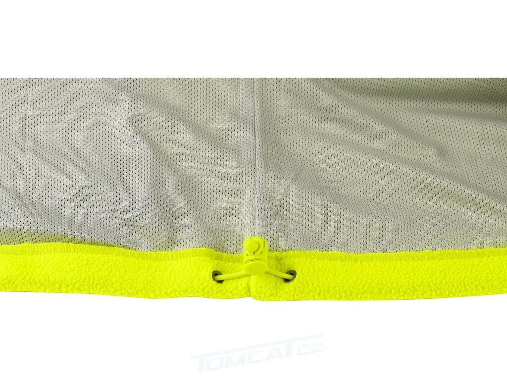 Mikina PRESTON fleecová, reflexní žlutá