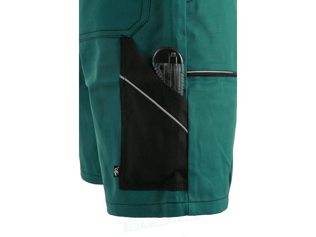 Kalhoty LUXY TOMÁŠ kraťasy zeleno-černé