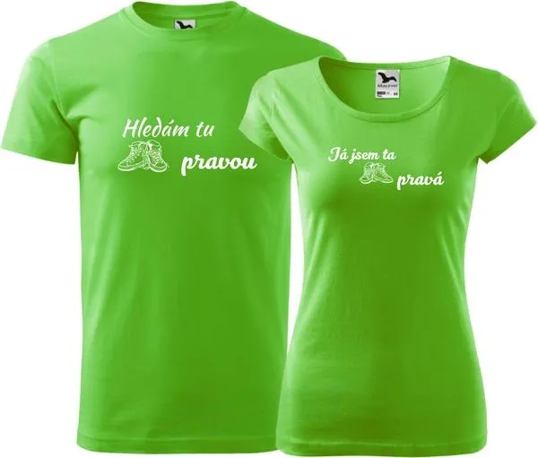 Potisk Hledám tu pravou 