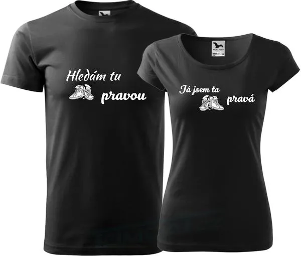 Potisk Hledám tu pravou NEG 