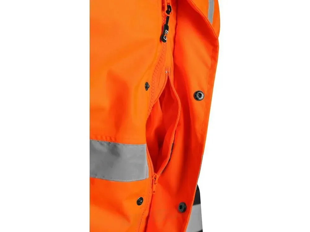Bunda OXFORD zimní reflexní, oranž.-modrá 