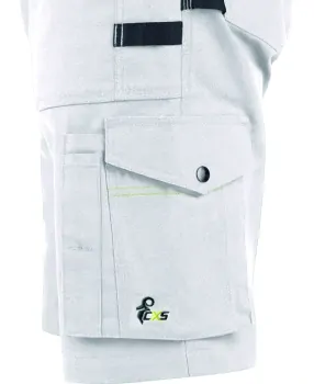 Kraťasy STRETCH, pánské, bílo šedé