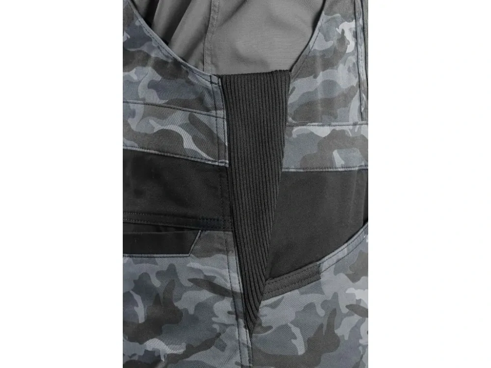 Kalhoty s laclem SOLIS FLEX pánské, maskáčovo-černé  