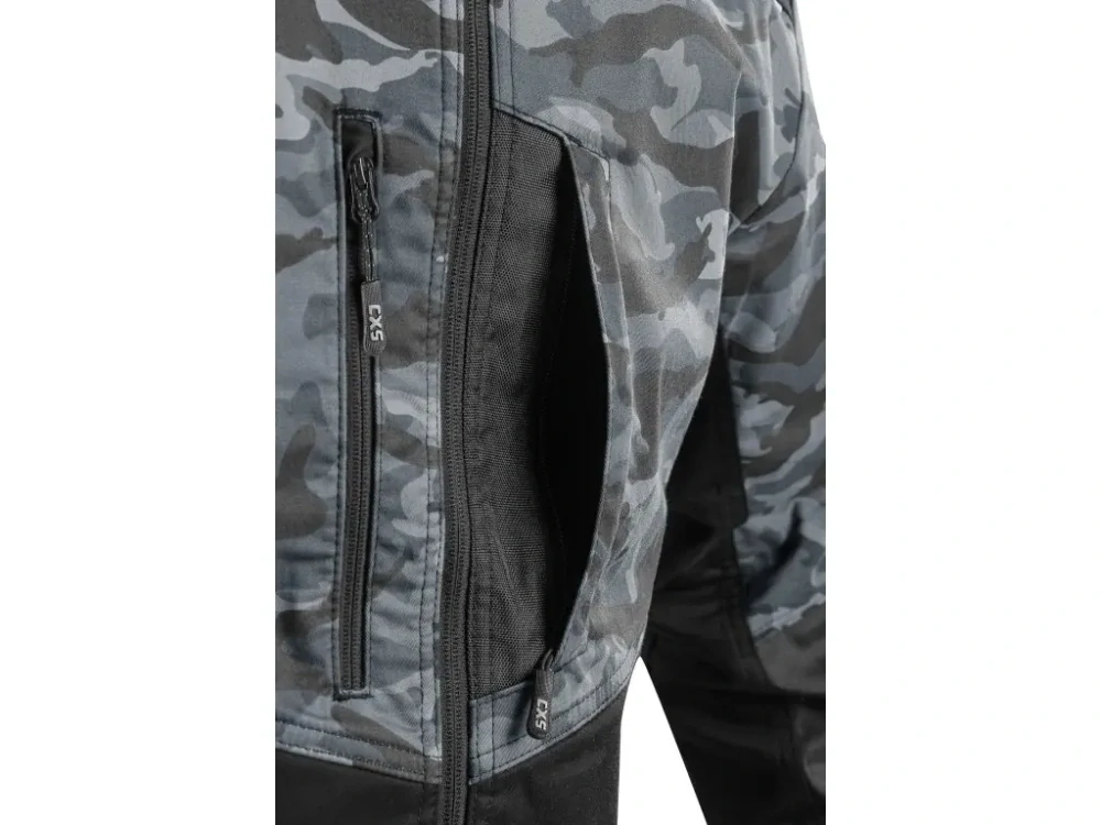 Blůza SOLIS FLEX pánská, maskáčovo-černá  