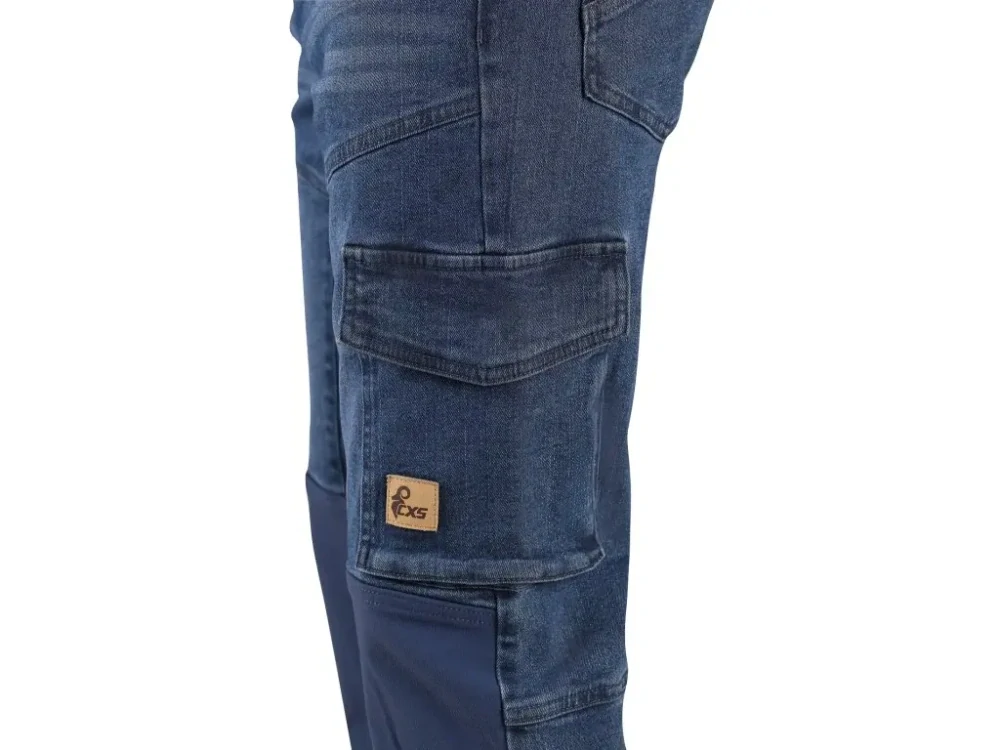 Kalhoty jeans ALBI, pánské, modré